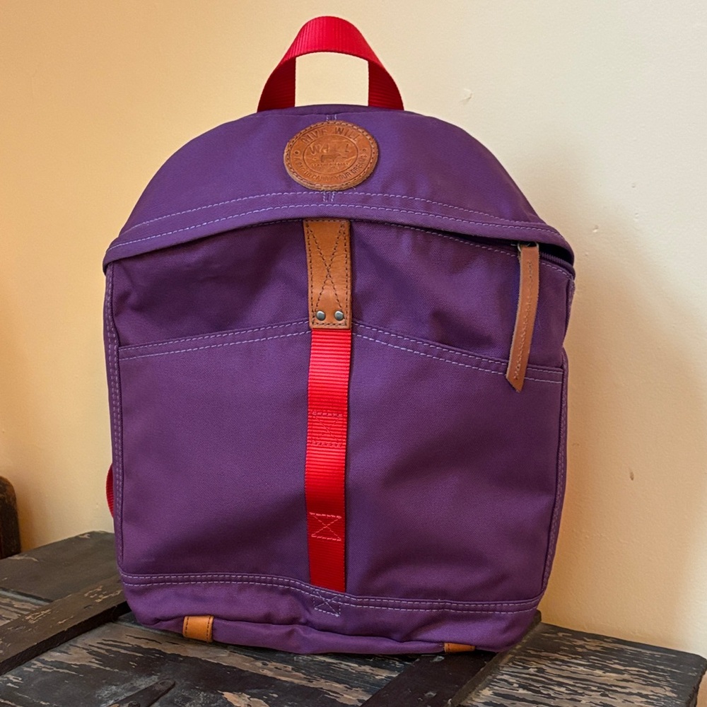 Will Leather Goods Kids Purple and Red Backpack